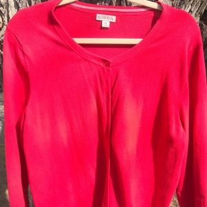 Beautiful red cardigan